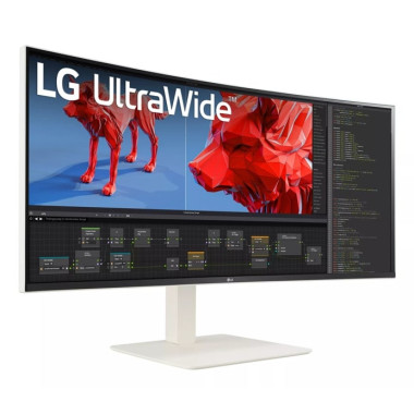 LG 38WR85QC-W écran plat de PC 96,5 cm (38") 3840 x 1600 pixels UltraWide Quad HD LCD Blanc