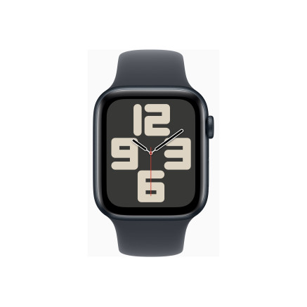 Apple Watch SE (GPS + Cellular) - 2e g n ration - 44 mm - aluminium minuit - montre intelligente avec bande sport - fluoro la
