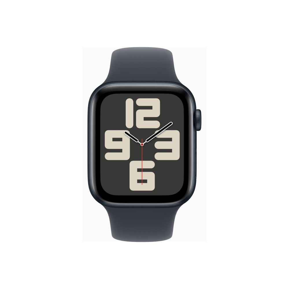 Apple Watch SE (GPS + Cellular) - 2e g n ration - 44 mm - aluminium minuit - montre intelligente avec bande sport - fluoro la