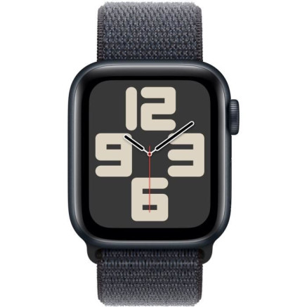 Apple Watch SE (GPS) - 2e g n ration - 40 mm - aluminium minuit - montre intelligente avec boucle sport - deux couches de mat