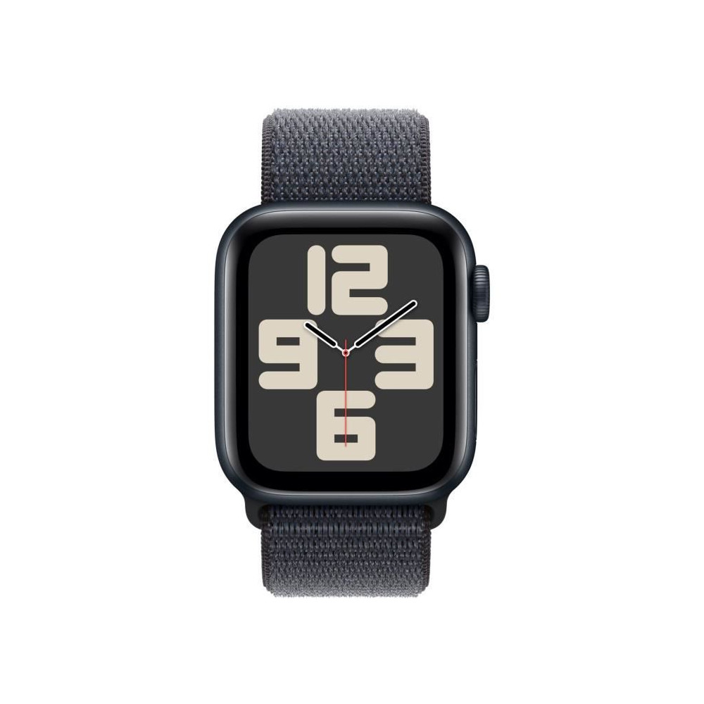 Apple Watch SE (GPS) - 2e g n ration - 40 mm - aluminium minuit - montre intelligente avec boucle sport - deux couches de mat