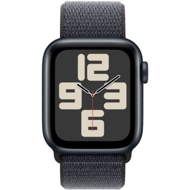 Apple Watch SE (GPS) - 2e g n ration - 40 mm - aluminium minuit - montre intelligente avec boucle sport - deux couches de mat