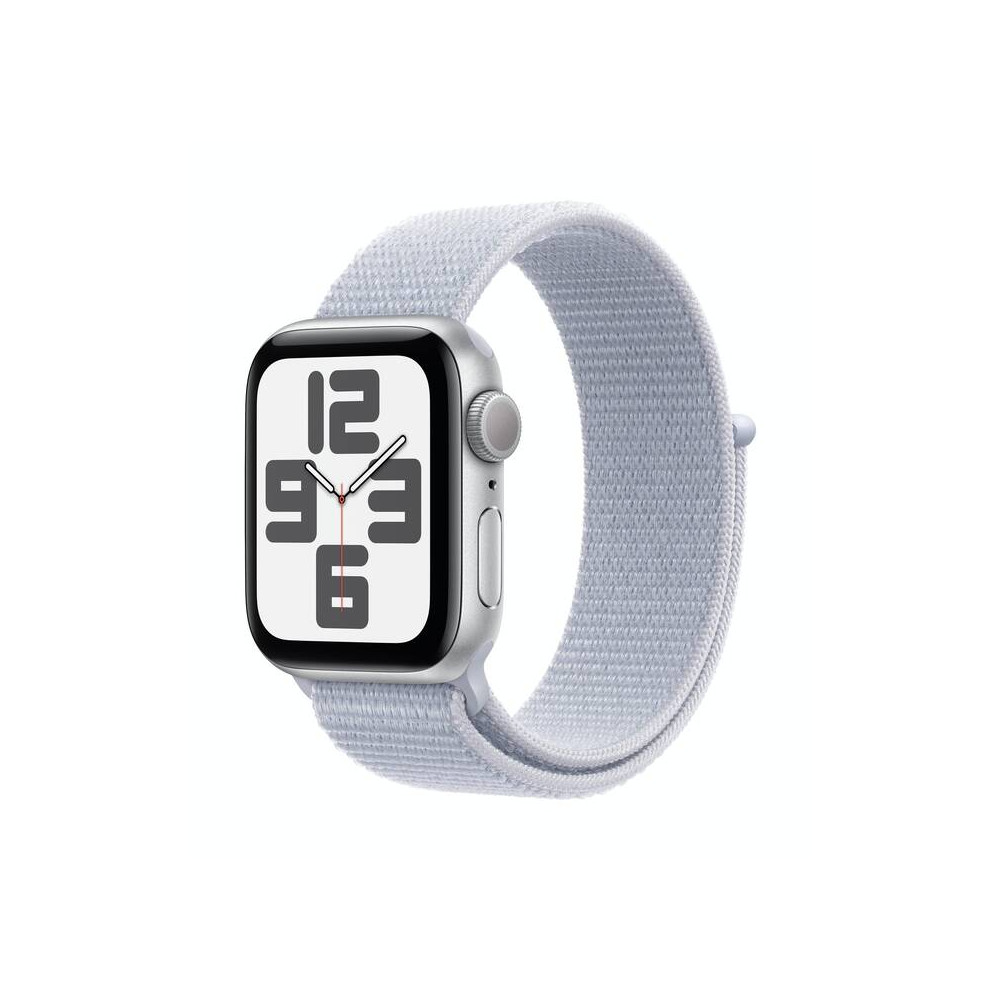 Apple Watch SE (GPS) - 2e g n ration - 40 mm - aluminium argent  - montre intelligente avec boucle sport - deux couches de ma