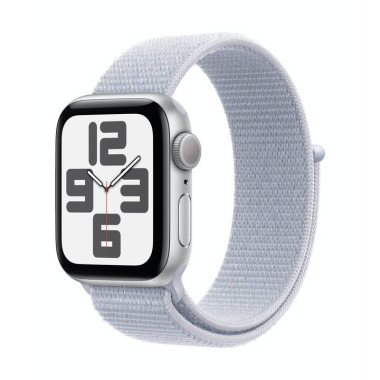 Apple Watch SE (GPS) - 2e g n ration - 40 mm - aluminium argent  - montre intelligente avec boucle sport - deux couches de ma