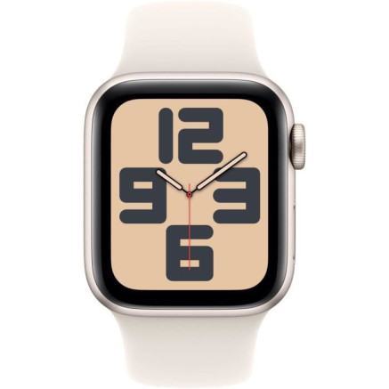 Apple Watch SE (GPS) - 2e g n ration - 40 mm - aluminium droit - montre intelligente avec bande sport - fluoro lastom re - dr