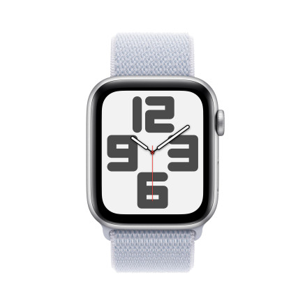 Apple Watch SE (GPS) - 2e g n ration - 44 mm - aluminium argent  - montre intelligente avec boucle sport - deux couches de ma