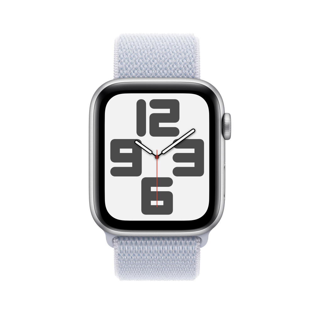 Apple Watch SE (GPS) - 2e g n ration - 44 mm - aluminium argent  - montre intelligente avec boucle sport - deux couches de ma