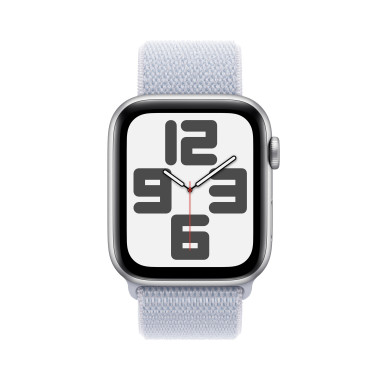 Apple Watch SE (GPS) - 2e g n ration - 44 mm - aluminium argent  - montre intelligente avec boucle sport - deux couches de ma