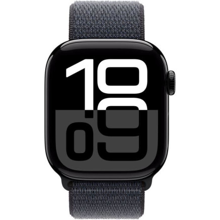 Apple Watch Series 10 (GPS) - 42 mm - aluminium noir jais - montre intelligente avec boucle sport - deux couches de mati res