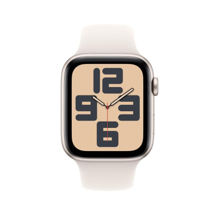 Apple Watch SE (GPS) - 2e g n ration - 44 mm - aluminium droit - montre intelligente avec bande sport - fluoro lastom re - dr