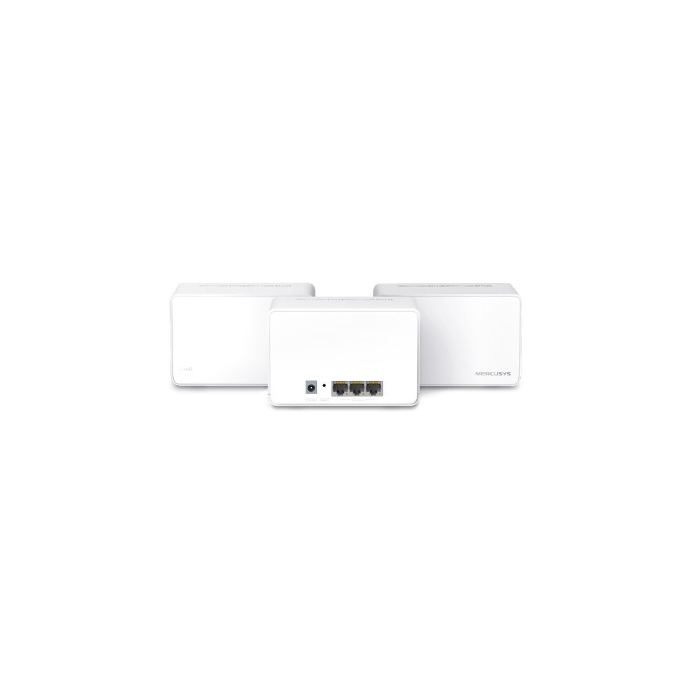 Mercusys Halo H80X (3-pack) Bi-bande (2,4 GHz   5 GHz) Wi-Fi 6 (802.11ax) Blanc Interne