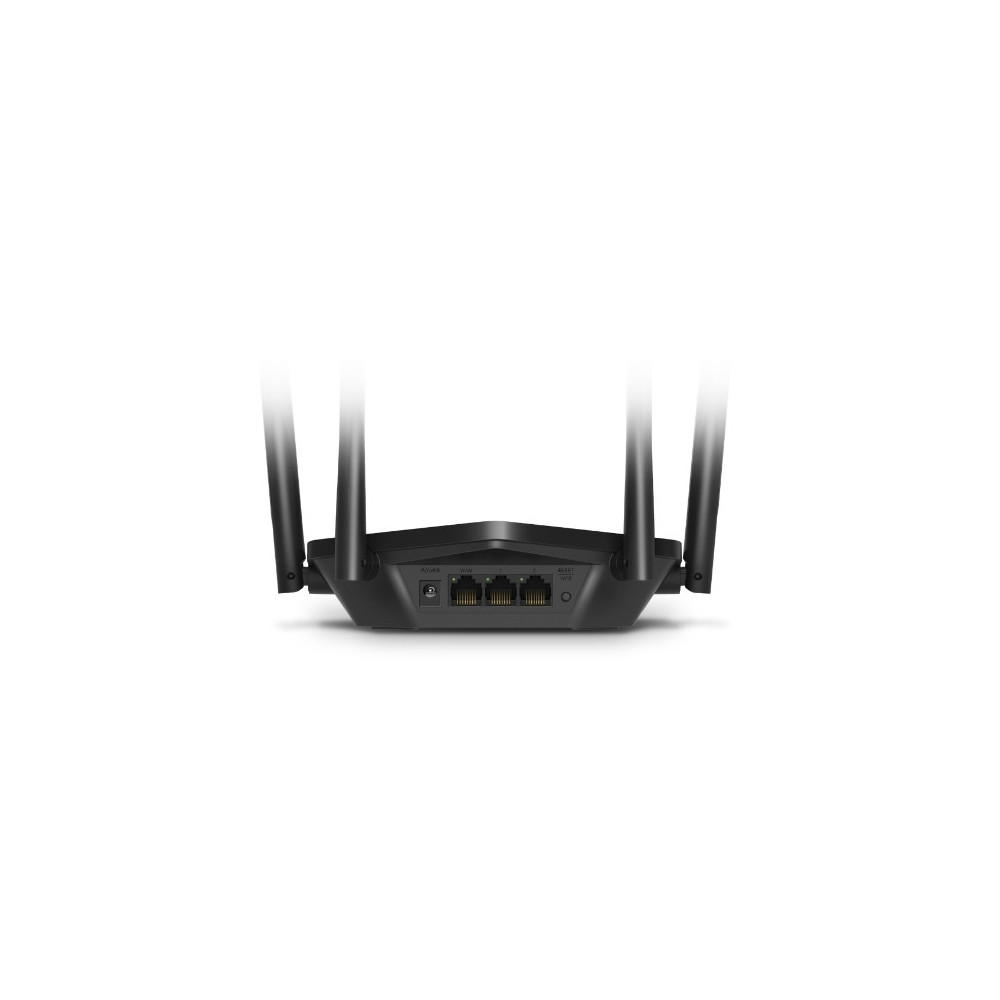 Mercusys MR60X routeur sans fil Gigabit Ethernet Bi-bande (2,4 GHz   5 GHz) Noir