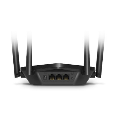 Mercusys MR60X routeur sans fil Gigabit Ethernet Bi-bande (2,4 GHz   5 GHz) Noir