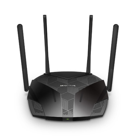 Mercusys MR80X routeur sans fil Gigabit Ethernet Bi-bande (2,4 GHz   5 GHz) Noir