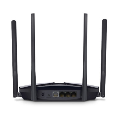 Mercusys MR80X routeur sans fil Gigabit Ethernet Bi-bande (2,4 GHz   5 GHz) Noir