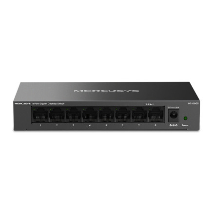 Mercusys MS108GS commutateur réseau Non-géré Gigabit Ethernet (10 100 1000) Noir