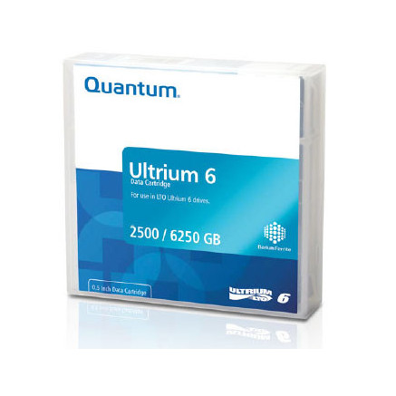 Quantum Ultrium 6 Bande de données vierge 2,5 To LTO 1,26 cm