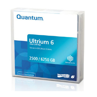 Quantum Ultrium 6 Bande de données vierge 2,5 To LTO 1,26 cm