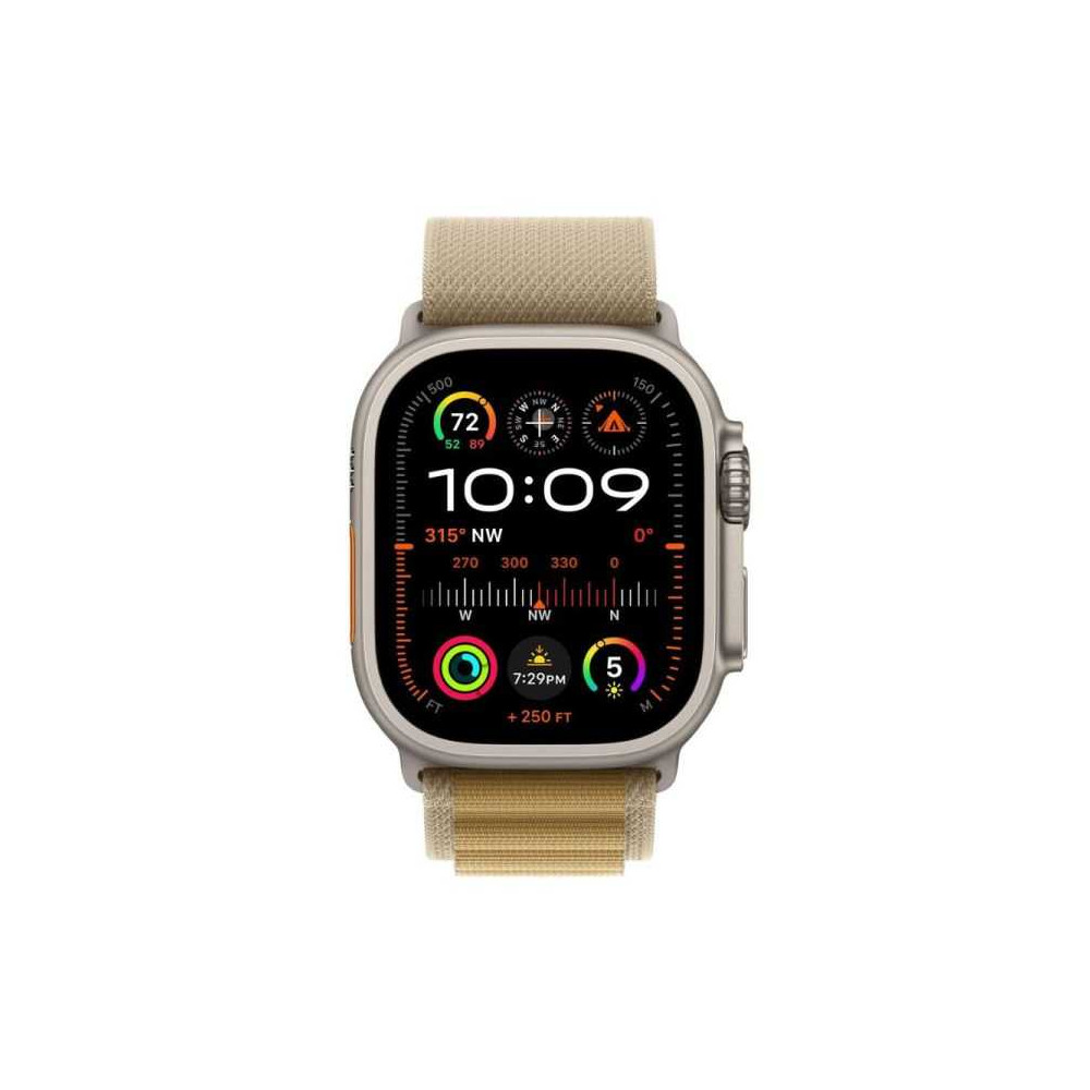 Apple Watch Ultra 2 - 49 mm - titanium naturel - montre intelligente avec Boucle Alpine - textile - | ECP Grossiste informatique Apple Watch Ultra 2 - 49 mm - titanium naturel - montre intelligente avec Boucle Alpine - textile - | ECP Grossiste informatique