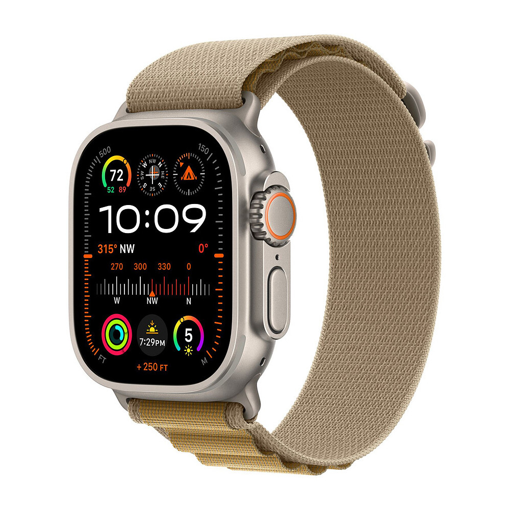 Apple Watch Ultra 2 - 49 mm - titanium naturel - montre intelligente avec Boucle Alpine - textile - | ECP Grossiste informatique