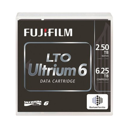 Fujifilm LTO Ultrium 6 tape Bande de données vierge 2,5 To 1,26 cm