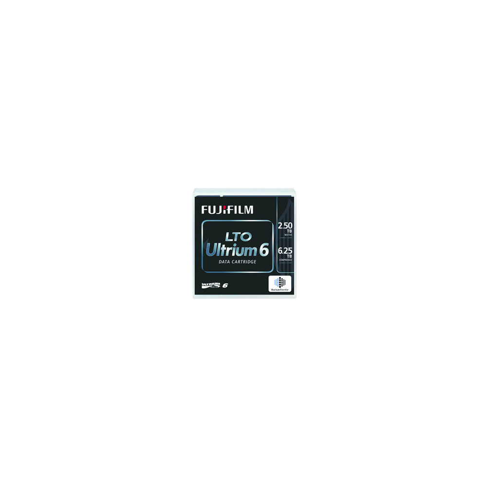 Fujifilm LTO Ultrium 6 Library Pack Bande de données vierge 2,5 To 1,26 cm Fujifilm LTO Ultrium 6 Library Pack Bande de données vierge 2,5 To 1,26 cm