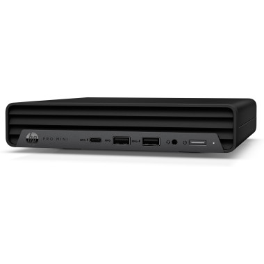 HP Pro 400 G9 Intel® Core™ i3 i3-13100T 8 Go DDR4-SDRAM 256 Go SSD Windows 11 Pro Mini PC Noir