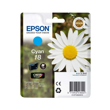Epson Daisy C13T180240 cartouche d'encre 1 pièce(s) Original Cyan