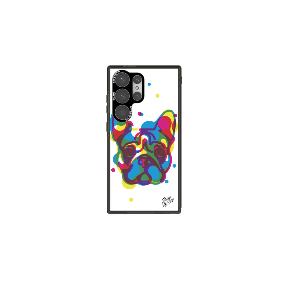 Samsung GP-FPS928SBK coque de protection pour téléphones portables 17,3 cm (6.8") Housse Multicolore, Blanc