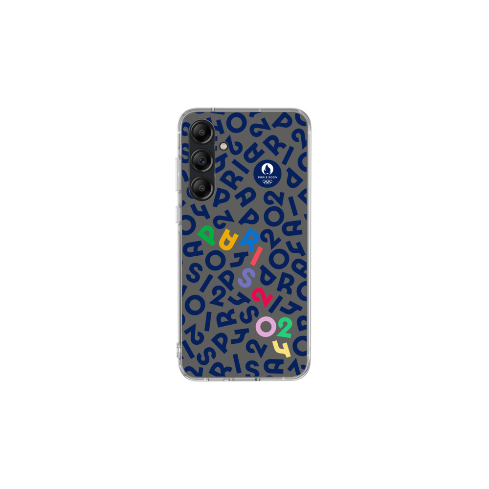 Samsung Coque Lettres Paris 2024 pour Galaxy A55 5G
