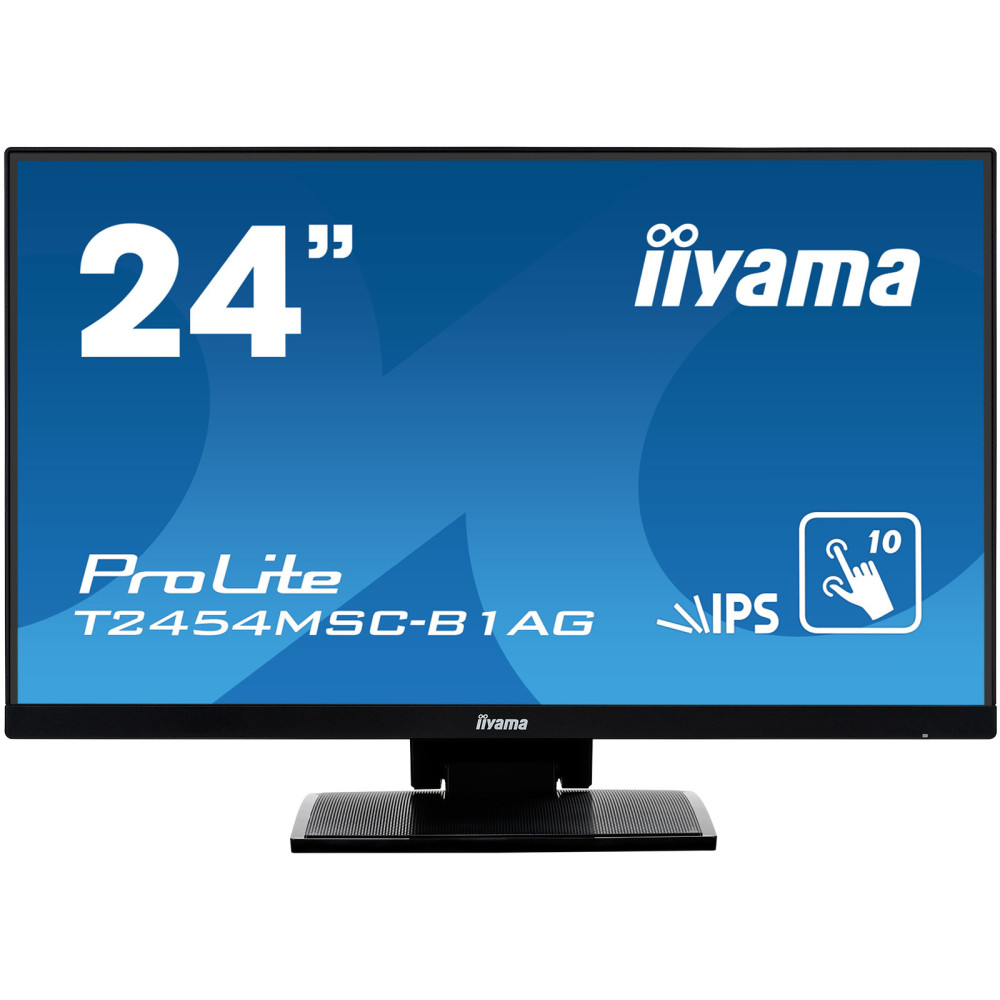 iiyama ProLite T2454MSC-B1AG écran plat de PC 60,5 cm (23.8") 1920 x 1080 pixels Full HD LED Écran tactile Multi-utilisateur iiyama ProLite T2454MSC-B1AG écran plat de PC 60,5 cm (23.8") 1920 x 1080 pixels Full HD LED Écran tactile Multi-utilisateur