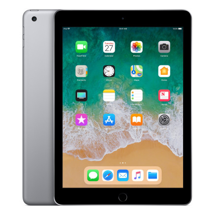Apple iPad 32 Go 24,6 cm (9.7") Wi-Fi 5 (802.11ac) iOS 11 Gris