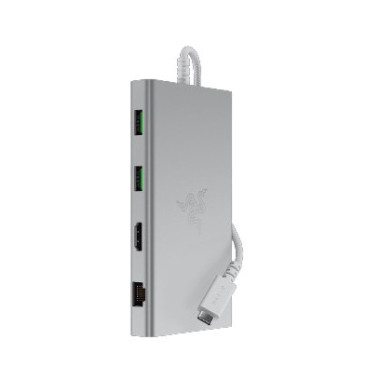 Razer USB-C Dock Avec fil USB 3.2 Gen 1 (3.1 Gen 1) Type-C Aluminium