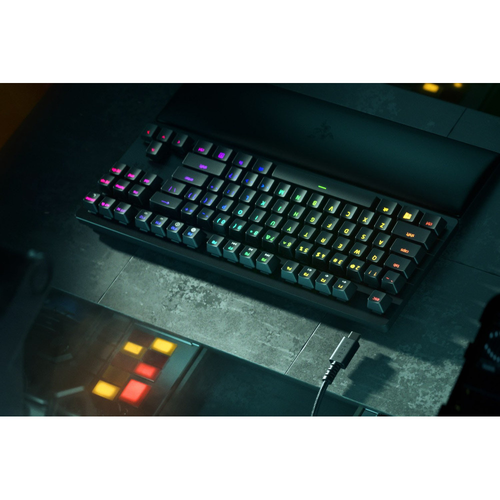 Razer Huntsman V2 clavier Jouer USB Français Noir