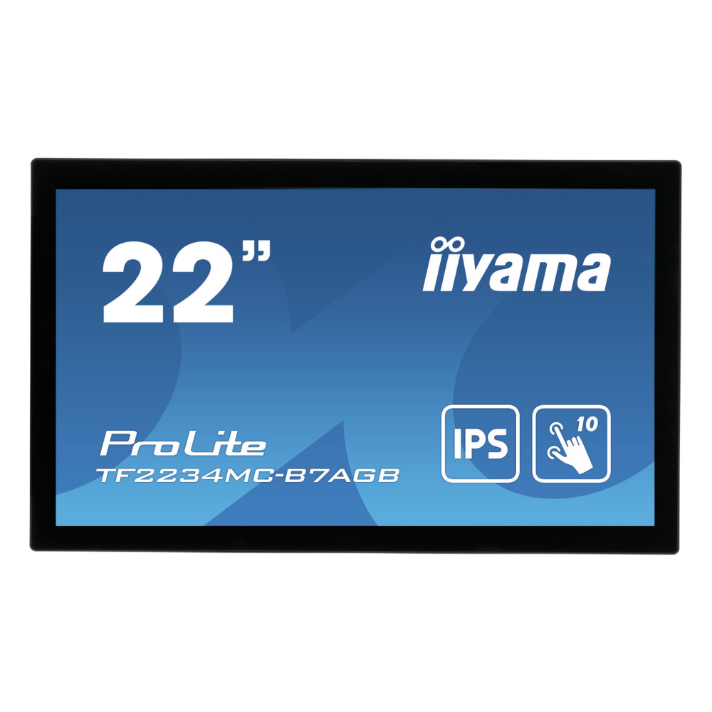 iiyama ProLite TF2234MC-B7AGB écran plat de PC 54,6 cm (21.5") 1920 x 1080 pixels Full HD LED Écran tactile Multi-utilisateur iiyama ProLite TF2234MC-B7AGB écran plat de PC 54,6 cm (21.5") 1920 x 1080 pixels Full HD LED Écran tactile Multi-utilisateur