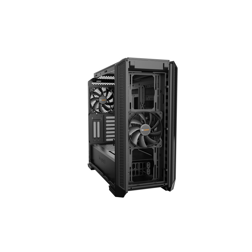 be quiet! Silent Base 601 Noir | Boîtier PC ARGB, Mini ITX   Micro ATX   ATX   E-ATX, 2 ventilateurs Pure Wings 140 mm
