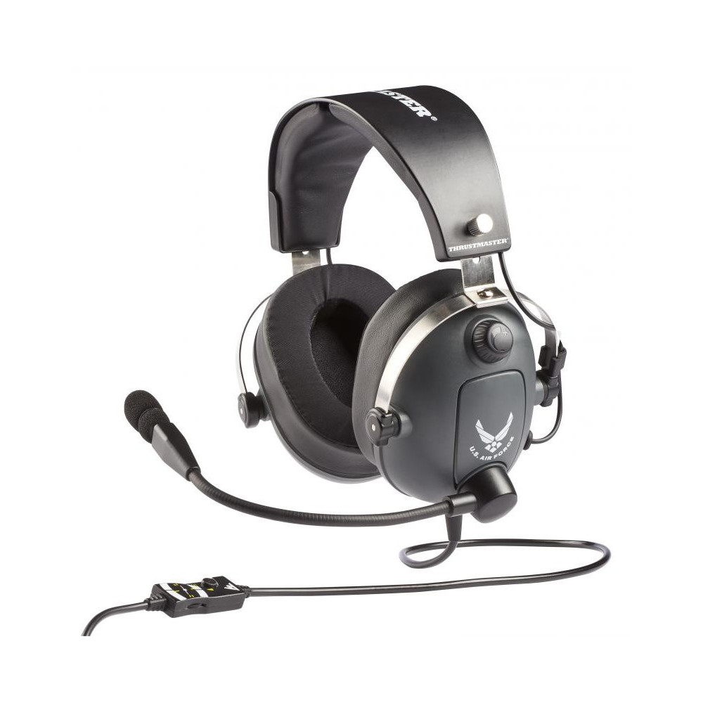 Thrustmaster T.Flight U.S. Air Force Edition Casque Avec fil Arceau Jouer Noir Thrustmaster T.Flight U.S. Air Force Edition Casque Avec fil Arceau Jouer Noir