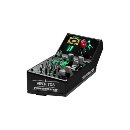 Thrustmaster VIPER Panel Noir USB Joystick + levier de commande du moteur PC