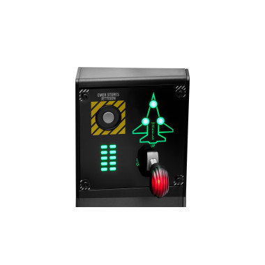 Thrustmaster VIPER Panel Noir USB Joystick + levier de commande du moteur PC