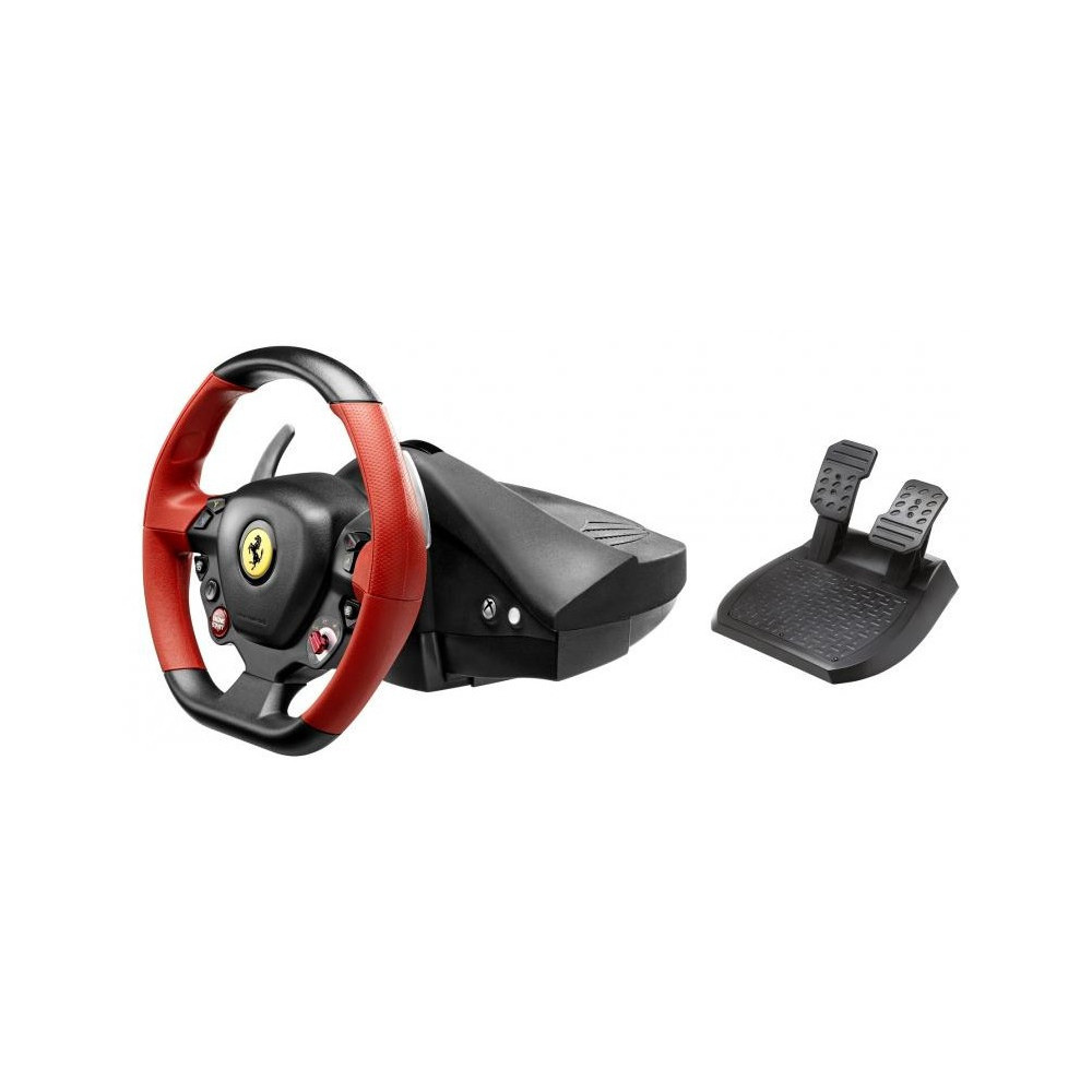 Thrustmaster Ferrari 458 Spider Noir, Rouge Volant + pédales Xbox One Thrustmaster Ferrari 458 Spider Noir, Rouge Volant + pédales Xbox One