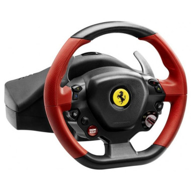 Thrustmaster Ferrari 458 Spider Noir, Rouge Volant + pédales Xbox One