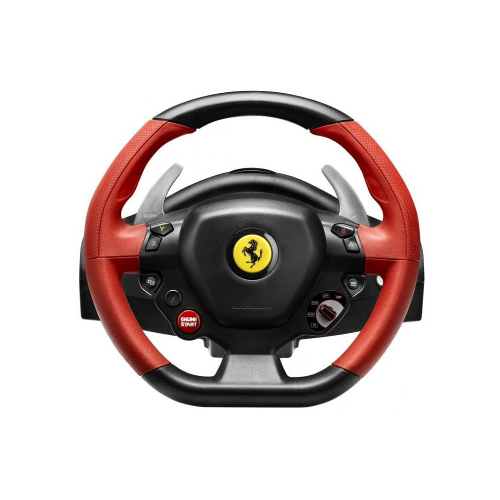 Thrustmaster Ferrari 458 Spider Noir, Rouge Volant + pédales Xbox One