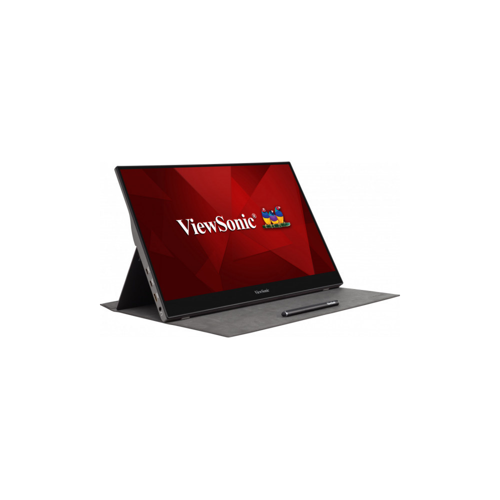 Viewsonic TD1655 écran plat de PC 39,6 cm (15.6") 1920 x 1080 pixels Full HD LED Écran tactile Multi-utilisateur Noir, Argent Viewsonic TD1655 écran plat de PC 39,6 cm (15.6") 1920 x 1080 pixels Full HD LED Écran tactile Multi-utilisateur Noir, Argent