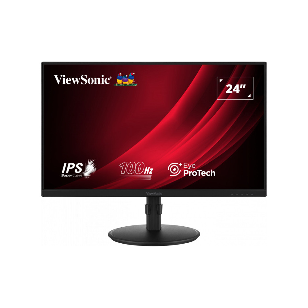 Viewsonic VG2408A-MHD écran plat de PC 61 cm (24") 1920 x 1080 pixels Full HD LED Noir Viewsonic VG2408A-MHD écran plat de PC 61 cm (24") 1920 x 1080 pixels Full HD LED Noir