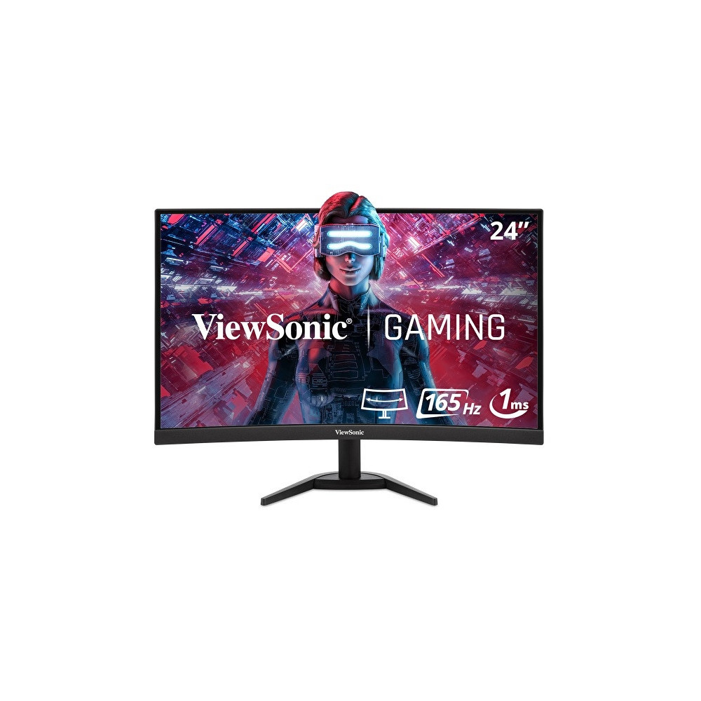 Viewsonic VX Series VX2418C écran plat de PC 61 cm (24") 1920 x 1080 pixels LCD Noir Viewsonic VX Series VX2418C écran plat de PC 61 cm (24") 1920 x 1080 pixels LCD Noir