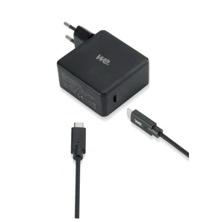 WE WEAL1USBC200N100W adaptateur de puissance & onduleur Intérieure 100 W Noir