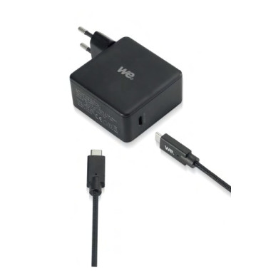 WE WEAL1USBC200N100W adaptateur de puissance & onduleur Intérieure 100 W Noir
