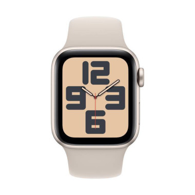 Apple Watch SE (GPS) - 2e g n ration - 40 mm - aluminium droit - montre intelligente avec bande sport - fluoro lastom re - dr