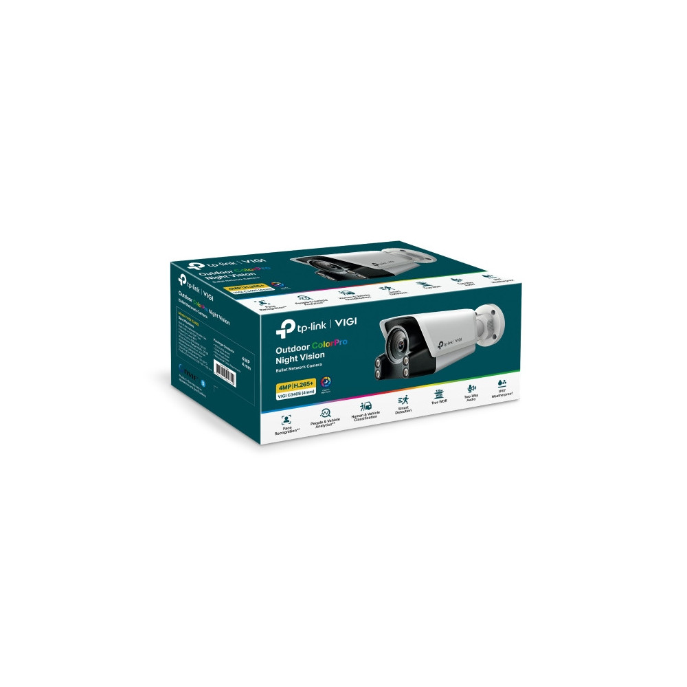 TP-Link VIGI C340S Balle (forme) Caméra de sécurité IP Extérieure 2688 x 1520 pixels Mur