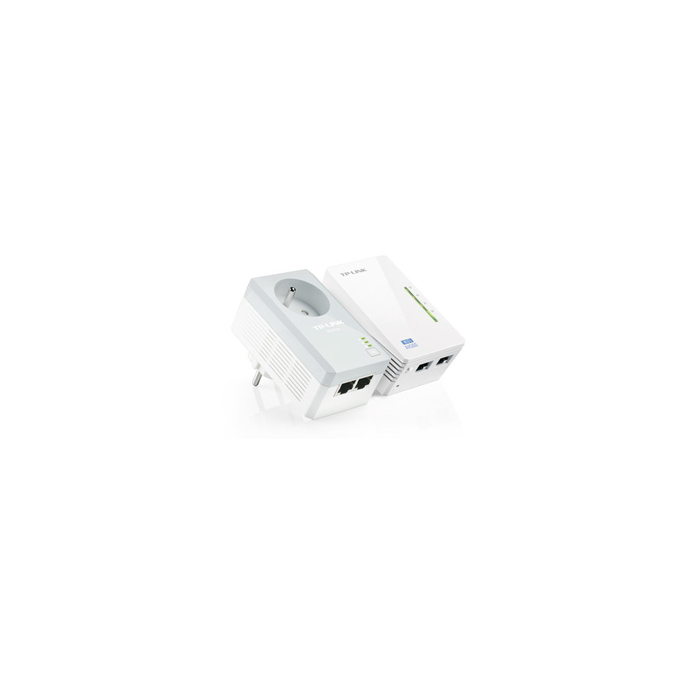 TP-Link TL-WPA4225 KIT Adaptateur réseau CPL 500 Mbit s Ethernet LAN Wifi Blanc 2 pièce(s) TP-Link TL-WPA4225 KIT Adaptateur réseau CPL 500 Mbit s Ethernet LAN Wifi Blanc 2 pièce(s)